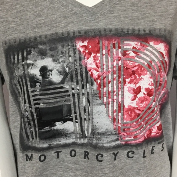 NWT HARLEY DAVIDSON Graphic T-Shirt Gray Medium - Picture 6 of 8